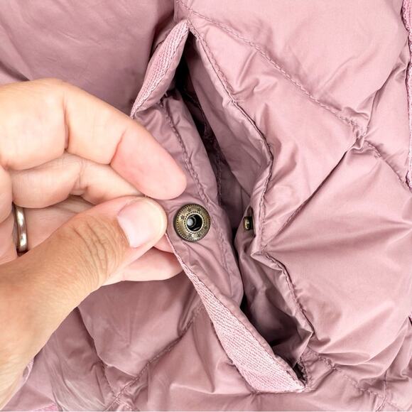 Marine Layer Meredith Puffer Coat Full Zip in Mauve Pink Size S Outdoor Gorpcore - Picture 10 of 15